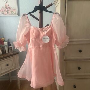 BRAND new with tags Selfie Leslie beautiful princess like blush dress .